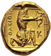 Hemistater, Greece (ancient), 380 BC reverse image