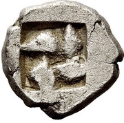 Obol, Greece (ancient), 500 BC - 480 BC reverse image