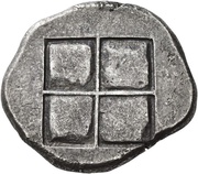 Octodrachm, Greece (ancient), 479 BC - 465 BC reverse image