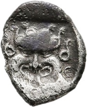 Obol, Greece (ancient), 480 BC - 450 BC reverse image
