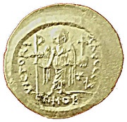 Solidus - Justinian I VICTORIA AVGGG; Constantinopolis, Byzantine states, 527-538 reverse image