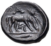 Æ11, Greece (ancient), 302 BC - 301 BC reverse image