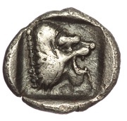 Hemiobol, Greece (ancient), 500 BC - 450 BC reverse image