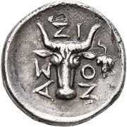 Tetrobol, Greece (ancient), 350 BC - 340 BC reverse image