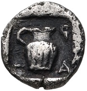 Hemiobol, Greece (ancient), 450 BC - 400 BC reverse image