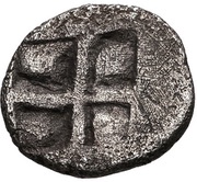 Obol, Greece (ancient), 475 BC - 425 BC reverse image