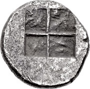 Obol, Greece (ancient), 475 BC - 450 BC reverse image