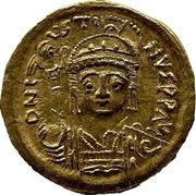 Solidus - Justin II VICTORIA AVGGG; Constantinopolis obverse image