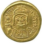 Solidus - Justin II VICTORIA AVGGG; Ravenna obverse image