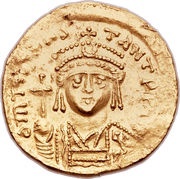 Solidus - Tiberius II Constantine Constantinopolis obverse image