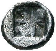 Hemiobol, Greece (ancient), 500 BC - 480 BC reverse image