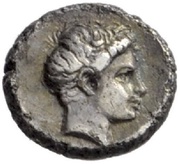 Obol, Greece (ancient), 387 BC - 310 BC reverse image