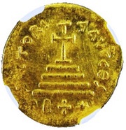 Solidus - Tiberius II Constantine, Byzantine states, 579-582 reverse image