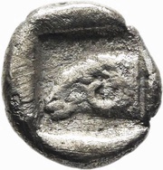 Diobol, Greece (ancient), 450 BC reverse image