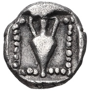 Hemiobol, Greece (ancient), 450 BC reverse image