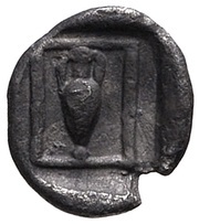 Hemiobol, Greece (ancient), 450 BC reverse image