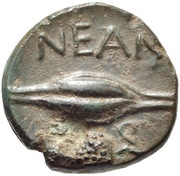 Æ11, Greece (ancient), 400 BC - 300 BC reverse image