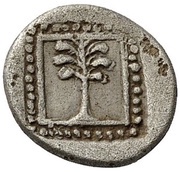 Obol, Greece (ancient), 425 BC - 375 BC reverse image