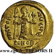 Solidus - Phocas VICTORIA AVGG; Constantinopolis, Byzantine states, 602-610 reverse image