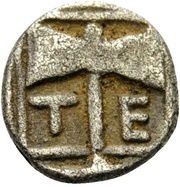 Obol, Greece (ancient), 450 BC - 387 BC reverse image