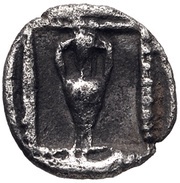 Hemiobol, Greece (ancient), 500 BC - 400 BC reverse image