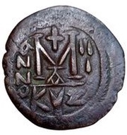 1 Follis - Heraclius Cyzicus, Byzantine states, 612-613 reverse image
