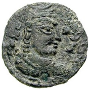 Drachm - Khingila Lord of Zabul, 2nd ver.) (Hadda-Gandhara mint obverse image