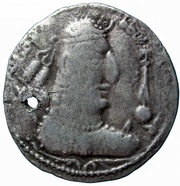 Drachm - Adomano Gandhara mint obverse image