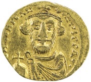 Solidus - Constans II VICTORIA AVGU; Constantinopolis obverse image