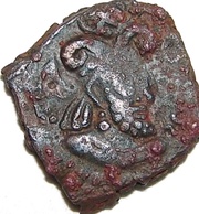 Stater - Peroz Varahrananshah Kushano-Sassanian style, unknown mint obverse image