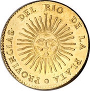 8 Escudos Provincias del Rio de la Plata obverse image
