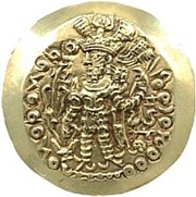 Dinar - Kidara I 2nd version, Kushano-Sassanian style, unknown mint obverse image