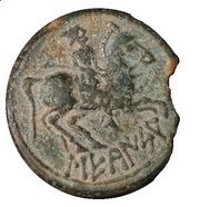 Æ Unit, Iberia (ancient), 100 BC - 51 BC reverse image