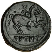 Unit, Iberia (ancient), 100 BC - 76 BC reverse image