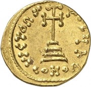 Solidus - Constantine IV VICTORIA AVGV; Constantinopolis, Byzantine states, 681-685 reverse image