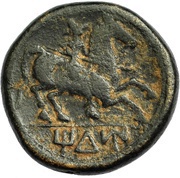 Unit, Iberia (ancient), 100 BC - 76 BC reverse image