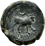 ½ Unit, Iberia (ancient), 220 BC - 212 BC reverse image