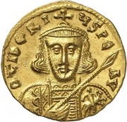 Solidus - Tiberius III Apsimar VICTORIA AVGV; Constantinopolis obverse image