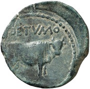 As, Iberia (ancient), 150 BC - 101 BC reverse image