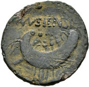 As, Iberia (ancient), 100 BC - 1 BC reverse image