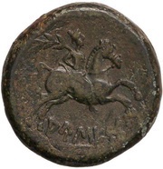 Bronze Unit, Iberia (ancient), 170 BC - 150 BC reverse image
