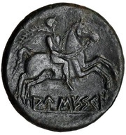 Bronze Unit, Iberia (ancient), 150 BC - 100 BC reverse image