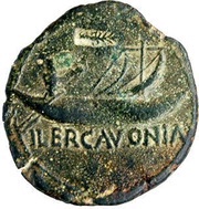 As, Iberia (ancient), 27 BC - 14 AD reverse image