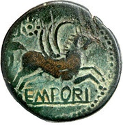 As, Iberia (ancient), 27 BC - 1 BC reverse image