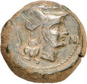 Sextans horse with wreath obverse image