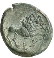 Quadrans legend e-, Iberia (ancient), 170 BC - 150 BC reverse image