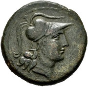 As Pegasus with wreath obverse image