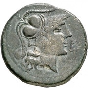 As legend eba, with bull obverse image