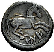 ½ Unit, Iberia (ancient), 100 BC - 76 BC reverse image