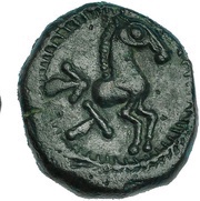 ¼ Unit, Iberia (ancient), 150 BC - 126 BC reverse image